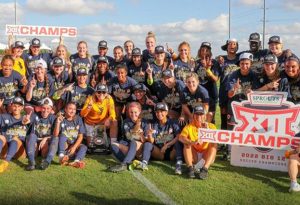 Jordan Brewster's goal hands WVU its fifth Big 12 tournament championship